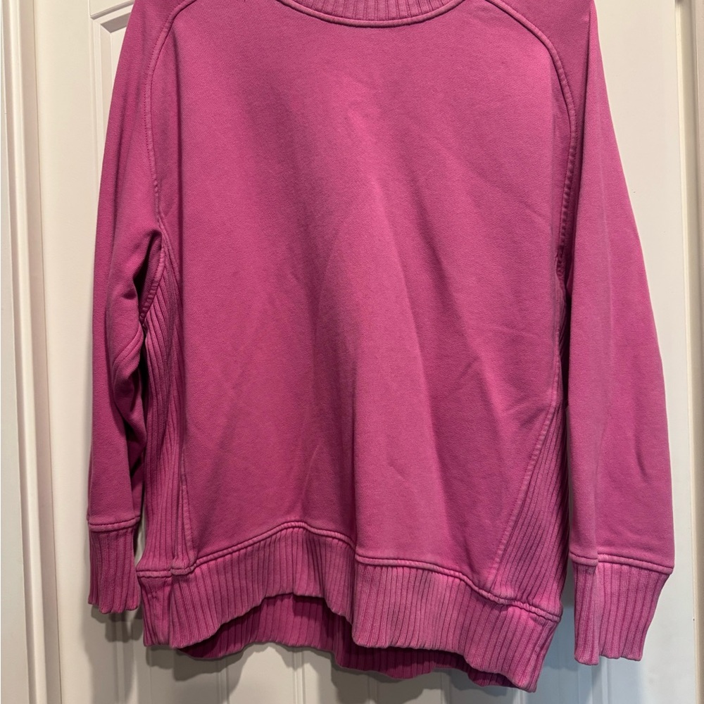 Aerie Fuchsia Crew Neck Sweater